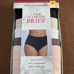 Carole Hochman Ladies’ Seamless Brief 5 Pack